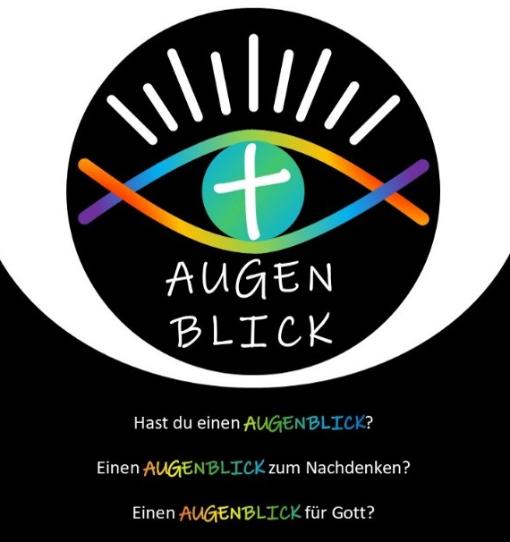 Werbeplakat für Jugendgottesdienst Augenblick: Freitag, 26.06.2026, 17:00 Uhr - 17:30 Uhr St. Georg Alt-Kaster, Kirchstraße 43, 50181 Bedburg